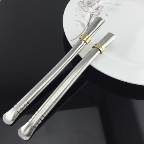1PC Drinking Straw Stainless Steel Yerba Mate Straw Gourd Bombilla Filter Spoons Reusable Metal Pro Tea Tools Bar Accessories