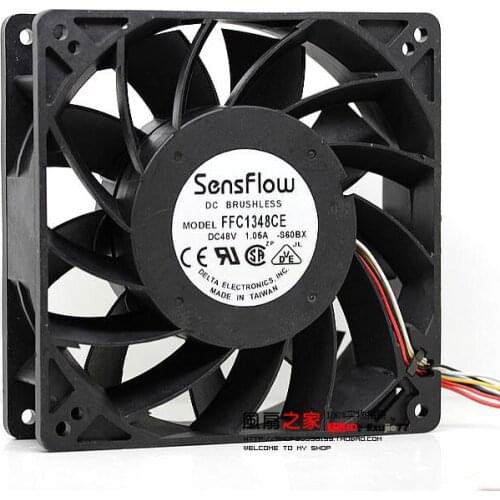 Brand new DELTA FFC1348CE 12738 13038 48V 1.05A Ball bearing cooling fan