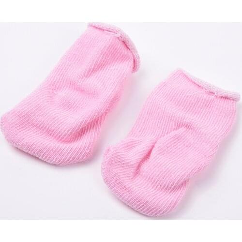 1 Pair Cute Cotton Ankle Socks For 18 Inch Dolls White Non-slip Baby Dolls Ankle Socks Doll Accessories