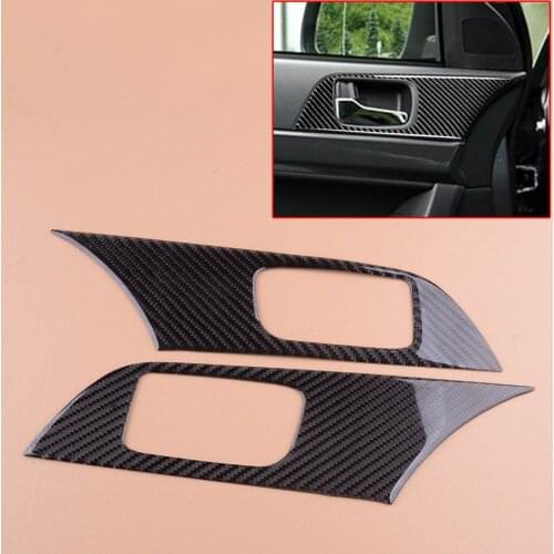 1 Pair Car Inner Window Lift Switch Panel Cover Trim Fit For Mitsubishi Lancer Evo X 2008 2009 2010 2011 2012 2013 2014 Styling