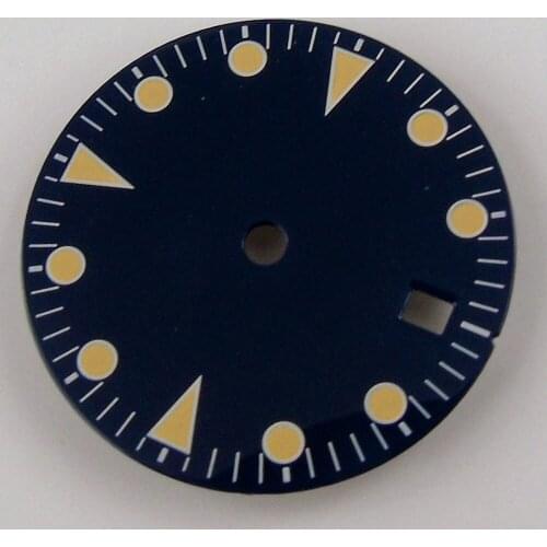 28.5mm Sterile Watch Dial Watch Date Window Fit For Miyota 8215 821A 8205 Movement