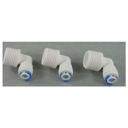 3) 1/4 inch OD Tube * 1/2 inch Male Quick Connect Elbow Male BSP And Pipe RO Water System Without trouble Of Nut