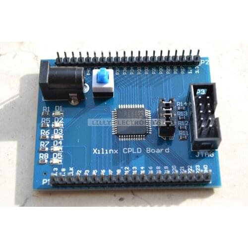 3.3V Xilinx XC9536XL CPLD Test Learn Development Board with JTAG Interface
