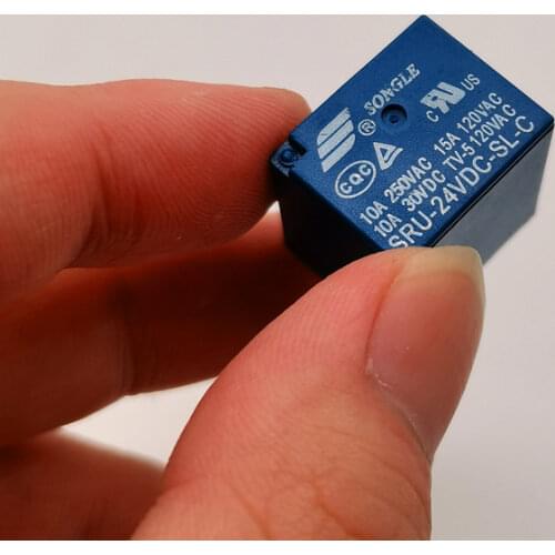 5PCS SRU - 05V 12V 24 vdc-sl-a - sl-c 4 pin / 5 pin 15A T70 DIY circuit board, time relay