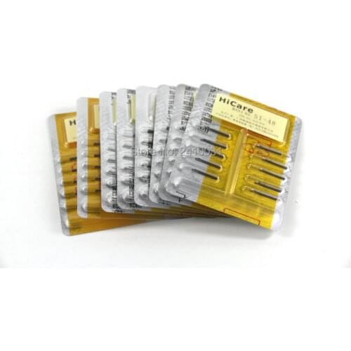 50 pcs Dental Diamond Burs For High Speed Handpiece