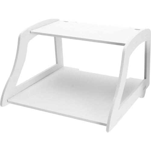 Double-Layer Hollow Router Storage Rack TV Wall-Mounted Set-Top Box Shelf Punch-Free Wall Rack