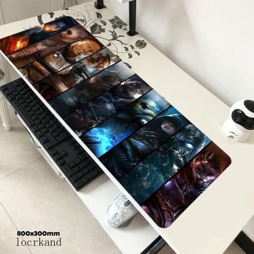 Mass effect mouse pad gamer 800x300x3mm gaming mousepad HD print notbook mat High quality padmouse games pc gamer mats gamepad