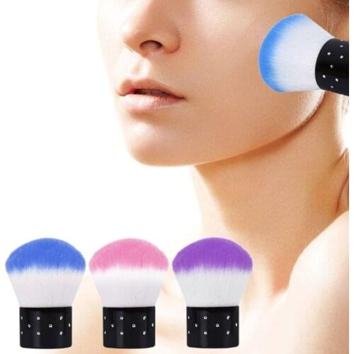 Manicure Pedicure Care Tools Nail Art Glitter Brush Dust Clean Powder Remover Nylon Wool Soft Skin