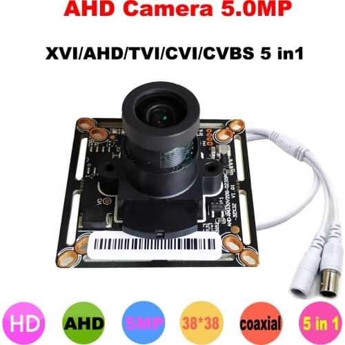 5MP AHD Camera Analog High Definition Surveillance Camera AHD CCTV Camera Security Coaxial Module with lens Chip Board