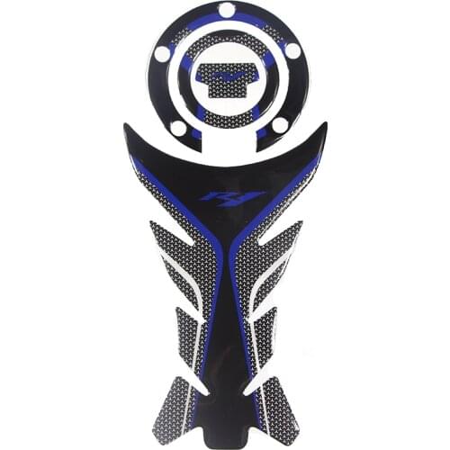 KODASKIN Protection Gas fuel Tank Cap Pad Sticker for YAMAHA YZF R1 R1M blue