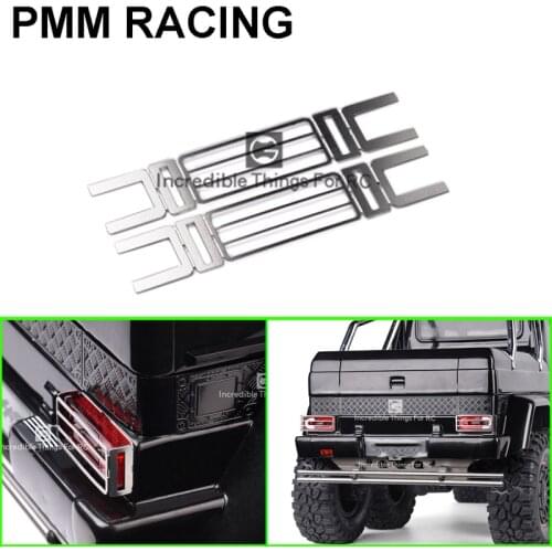 Metal taillight grille Protective grille Simulation Refit parts For 1/10 RC Crawler Car Traxxas TRX4 G500 TRX6 G63 Net cover