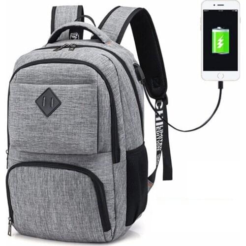2019 New Multifunction USB Charging Men Laptop Backpacks For Teenager Boys Girls School Bag Fashion Male Mochila Travel Backpack