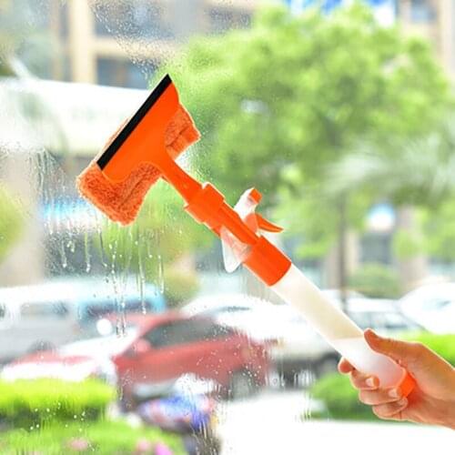 Multifunctional Double-sided Window Cleaner Home Spray Water brush cleaner Glass cleaning brush Tools Glass wiper Cloth Pad