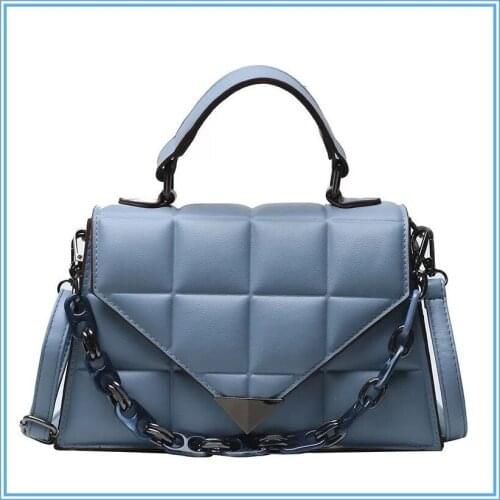 2021 New Sale Metal handbags for Woman Ladys Lock handbags Girls high quality totes Office ladys Square shoulder bags SMT254