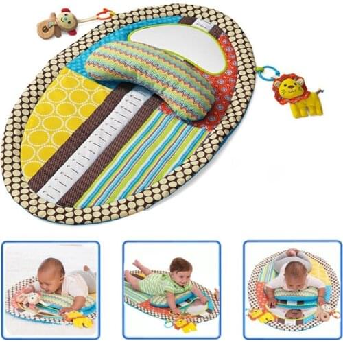 OLOEY Baby Gym Playmat Colorful Kids Waterproof Mat Height Blanket Play Game Carpet Early Learn Activity Mat Mirror Pillow Doll