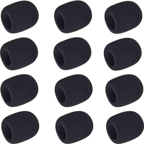 Foam Mini Headphones, 50 Pieces Mini Microphone Windscreen Microphone Covers, 30Mm X 22Mm