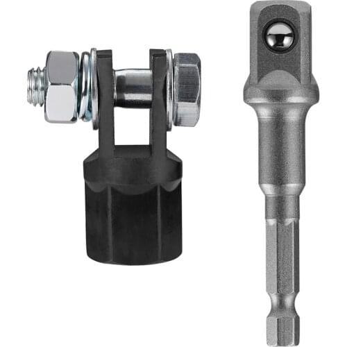 Scissor Jack Adapter With 1/2 Inch Chrome Vanadium Steel Socket Adapter Drive Impact Wrench