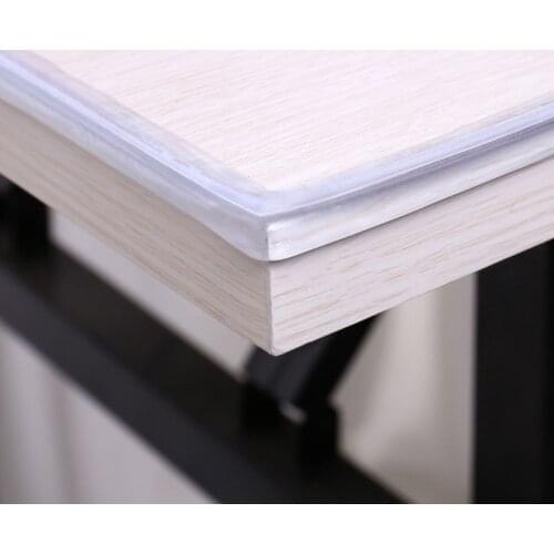Transparent Table Edge Furniture Guard Corner Protectors Bumper Strip with Double-Sided Tape for Cabinets, Tables, Drawers 1M