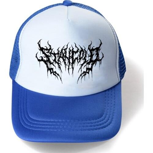 Mesh Cap Summer Baseball Cap Anime Black Trucker Hat Hat Net Snapback Women Men Handsome pattern Unisex