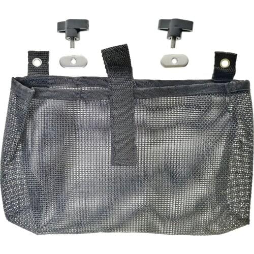 Kayak Canoe Mesh Beverage Beer Pouch Bag With Nuts Screws Fishing Boat Slide Track Mount Tools Storage