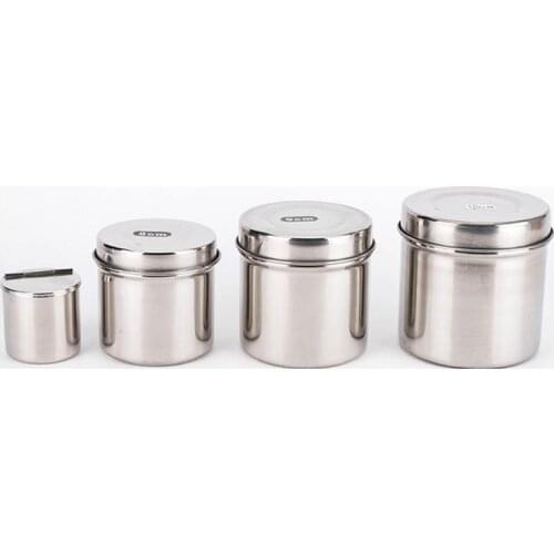 Dental Stainless Steel Cotton Cylinder Oral Cotton Ball Gauze Storage Box Disinfection Box