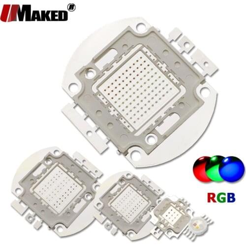 LED Chip 4Pin 6Pin 8Pin RGB/RGBW 1W 3W 10W 20W 30W 50W 100W Red Green Blue White Diode 3 10 20 30 50 100W COB for LED Lamp Light