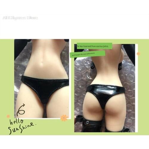 1: 6 Female Soldiers Body Panties For 12-Inch Action Figure Body Models Womens Plastic Body Panties