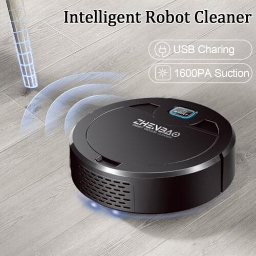 Intelligent Robot Vacuum Multiple Cleaning Modes Vacuum For Pet Hairs Floor Carpet With UV Lamp Lazy Sweeper Vacuum Cleaner