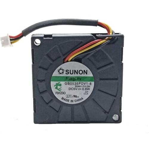 1pcs DC 5V blower GB0535PDV1-8 DC5V 0.6W 35*35*07MM 35mm Speed Signal Blower Cooling fan