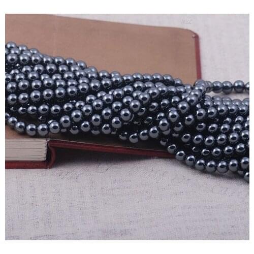 Ygh23 10mm Best Black Hematite Loose ball Beads crystal Findings Fit DIY Bracelet Necklace