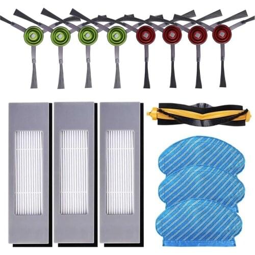 15 Pieces Spare Parts Accessory For Ecovacs Deebot OZMO 920 950 Yeedi 2 Hybrid Robot Vacuum Cleaner Hepa Filter Mop