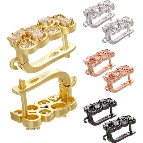ZHUKOU 13x19mm DIY Earrings Clasps Hooks for women Handmade Jewelry Making Accessories Earring hooks supplies model:VE188
