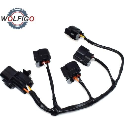 WOLFIGO New Ignition Coil Wire Harness for Hyundai Veloster Kia Rio Soul 273502B000 27350 2B000 27301-2B010