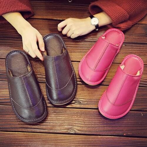 Cotton Slippers Winter Indoor Home Non-slip Waterproof Warm Men and Women Couple Floor Slippers