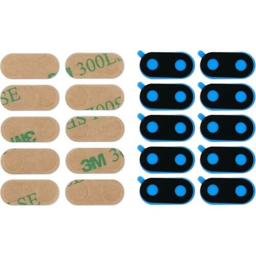 10Pcs/lot Original New Back Rear Camera Lens Glass Cover with Adhesive Sticker Tape For Huawei Mate 10 Lite Replacement Parts