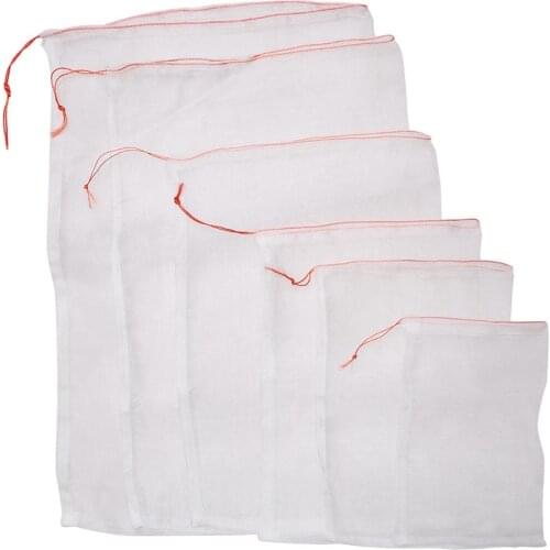 10pcs Garden Plant Fruit Protect Bags Sac Net Mesh Against Insect Pest Bird Reusable Bags 3