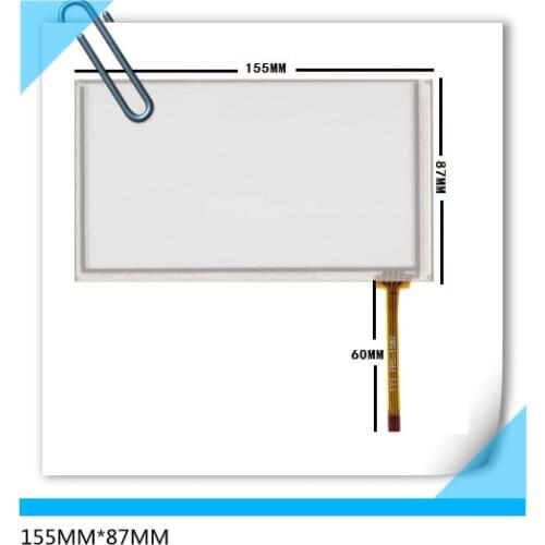 155MM*87MM New 6.2 inch 155*87 touch screen screen car DVD navigation general screen free shipping