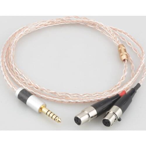 4.4MM Balanced HiFi Headphone Cable For Audeze LCD-2, LCD-3, LCD-4, LCD-X, LCD-XC Headphone and for Astell&Kern AK240 AK380