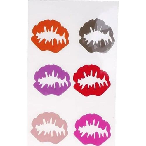 6PCS Silicone Glass Wine Label Bottle Logo Lip/Moustache Shape Glasses Tea Mug Cup Marker Party Decor Supplies