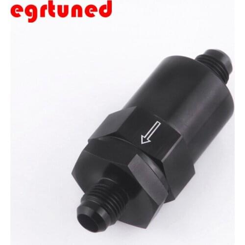 AN-6 (AN6) Black Anodized Billet High flow Fuel Filter 30 Micron FF06