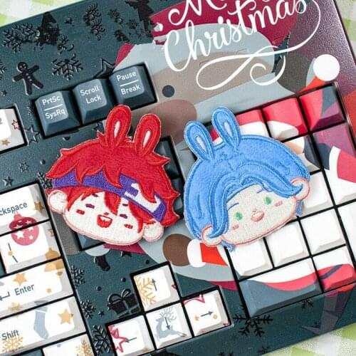 SK SK8 the Infinity Langa Hasegawa Reki Kyan CP Embroidery Badge Brooch Pin Sa