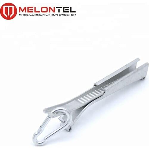 MT-1727 Hot-Dip Galvanizing FTTH Cabling Accessory Cable Drop Wire Clamp With Hook