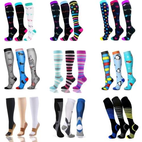 Unisex Compression Stockings Soccer Football Socks Dropship Wholesales Best Running Stockings Breathable Long Socks For Male