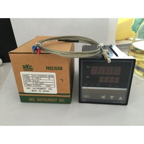 AC100-240V Temperature Controller RKC REX-C700 Thermocouple/PT100 Input Relay Output 72*72mm