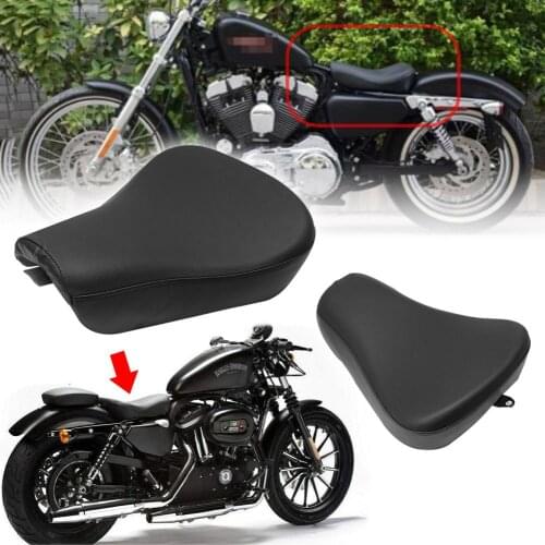 Motorcycle Accessories Driver Front Leather Pillow Solo Seat Cushion For Harley Sportster Forty Eight XL 1200 883 72 48 New