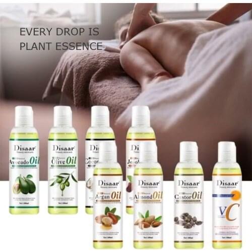 Natural Almond Oil Body Face Massage Jojoba Essential Oils Moisturizing Whitening Repairing Hair Oil Control Skin Care Products