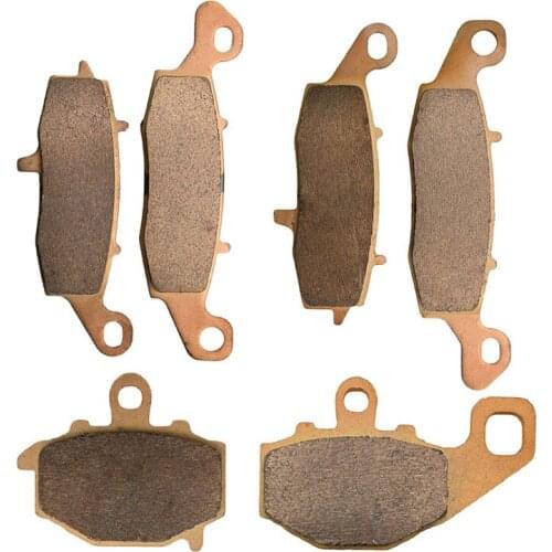 Motorcycle Parts Front & Rear Brake Pads For KAWASAKI GPZ1100 95-98 Z750 ZR750 04-05 Z750S ZR 750 05-07 Copper Based Sintered
