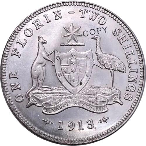 Russia Ruble Nikolai II Romanov Dynasty 1913 Brass Plated Silver Copy Coins Edge Lettered