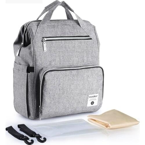 Mummy Nappy Backpack Baby Bag Large Capacity Bag Mom Baby Multi-function Waterproof Outdoor Travel Diaper Bags For Baby Care