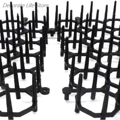 Garden Prickle Strip Dig Stop Cat Repellent Deterrent Mat Spike Portable Anti-Cat Dog Outdoor Garden Supplies